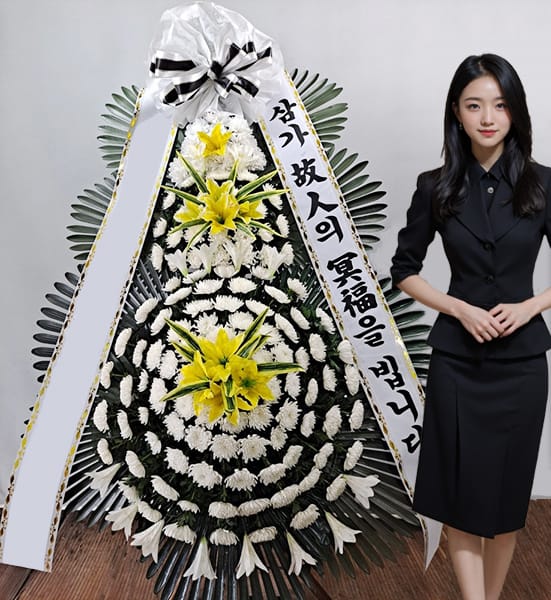 부천성모병원 장례식장 특대형 화환